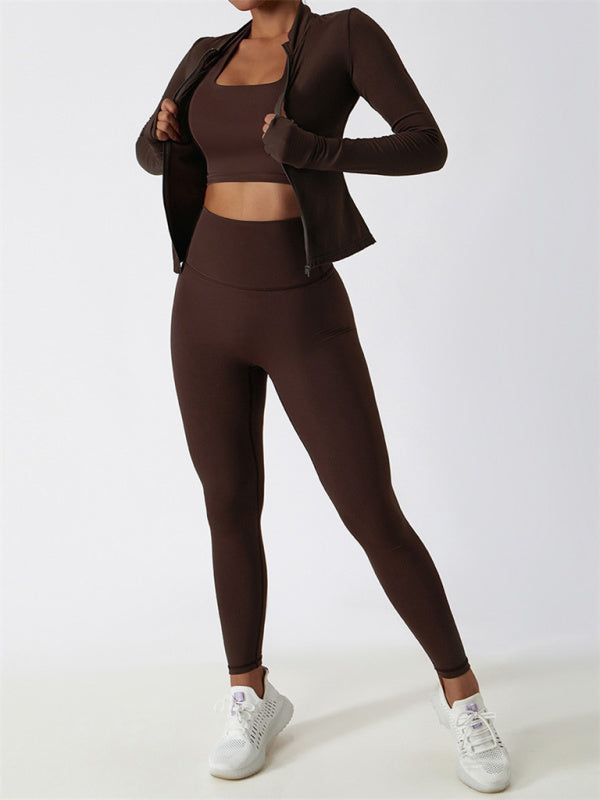 Women's Athletic Cardigan Jacket - Breathable & Quick-Dry